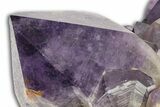 Deep Purple Amethyst Crystal Cluster With Huge Crystals #250741-2